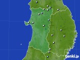 秋田県のアメダス実況(降水量)(2015年02月09日)