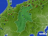 長野県のアメダス実況(積雪深)(2015年02月09日)