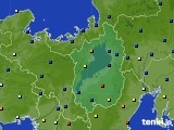 2015年02月09日の滋賀県のアメダス(日照時間)