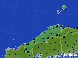 2015年02月09日の島根県のアメダス(気温)