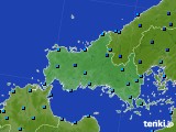 2015年02月09日の山口県のアメダス(気温)