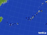 2015年02月09日の沖縄地方のアメダス(風向・風速)