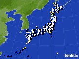 アメダス実況(風向・風速)(2015年02月09日)