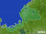 福井県のアメダス実況(風向・風速)(2015年02月09日)