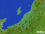 新潟県のアメダス実況(積雪深)(2015年02月10日)