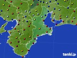 2015年02月10日の三重県のアメダス(日照時間)