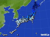 アメダス実況(気温)(2015年02月10日)