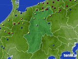 長野県のアメダス実況(積雪深)(2015年02月11日)