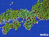 近畿地方のアメダス実況(日照時間)(2015年02月11日)