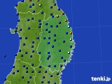 岩手県のアメダス実況(日照時間)(2015年02月11日)