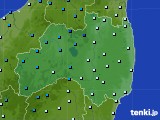 福島県のアメダス実況(気温)(2015年02月11日)