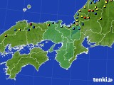 近畿地方のアメダス実況(積雪深)(2015年02月12日)