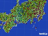 東海地方のアメダス実況(日照時間)(2015年02月12日)