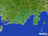 静岡県のアメダス実況(日照時間)(2015年02月12日)