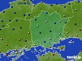 岡山県のアメダス実況(日照時間)(2015年02月12日)