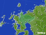 佐賀県のアメダス実況(気温)(2015年02月12日)