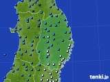 岩手県のアメダス実況(気温)(2015年02月12日)