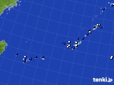 2015年02月12日の沖縄地方のアメダス(風向・風速)
