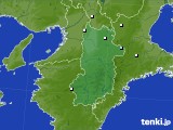 2015年02月13日の奈良県のアメダス(降水量)