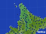 道北のアメダス実況(日照時間)(2015年02月13日)