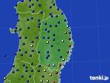 岩手県のアメダス実況(日照時間)(2015年02月13日)