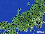 北陸地方のアメダス実況(気温)(2015年02月13日)