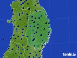 岩手県のアメダス実況(気温)(2015年02月13日)