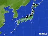 アメダス実況(降水量)(2015年02月14日)