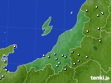 新潟県のアメダス実況(降水量)(2015年02月14日)