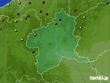 群馬県のアメダス実況(積雪深)(2015年02月14日)