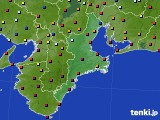 2015年02月14日の三重県のアメダス(日照時間)