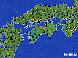 四国地方のアメダス実況(日照時間)(2015年02月15日)