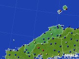 島根県のアメダス実況(日照時間)(2015年02月15日)