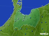富山県のアメダス実況(気温)(2015年02月15日)