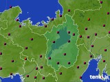 2015年02月16日の滋賀県のアメダス(日照時間)