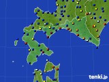 道南のアメダス実況(日照時間)(2015年02月16日)