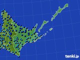 2015年02月16日の道東のアメダス(気温)