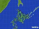 北海道地方のアメダス実況(気温)(2015年02月17日)