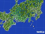 東海地方のアメダス実況(気温)(2015年02月17日)