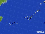 沖縄地方のアメダス実況(風向・風速)(2015年02月17日)