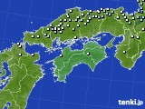 2015年02月18日の四国地方のアメダス(降水量)