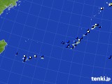 2015年02月18日の沖縄地方のアメダス(風向・風速)