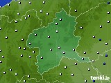 群馬県のアメダス実況(風向・風速)(2015年02月18日)