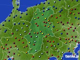 長野県のアメダス実況(日照時間)(2015年02月19日)