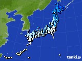 アメダス実況(気温)(2015年02月19日)