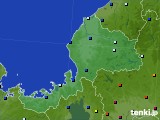 福井県のアメダス実況(日照時間)(2015年02月20日)