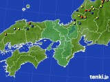 近畿地方のアメダス実況(積雪深)(2015年02月21日)