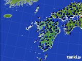 九州地方のアメダス実況(日照時間)(2015年02月21日)