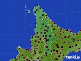 道北のアメダス実況(日照時間)(2015年02月21日)