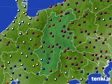 長野県のアメダス実況(日照時間)(2015年02月21日)